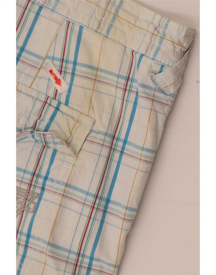 O'Neill Herre Cargo Shorts W34 store blå ternet bomuld