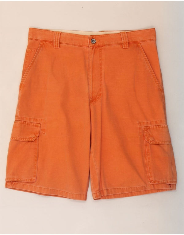 Brooksfield Herre Cargo Shorts IT 50 Large W34 Orange Bomuld