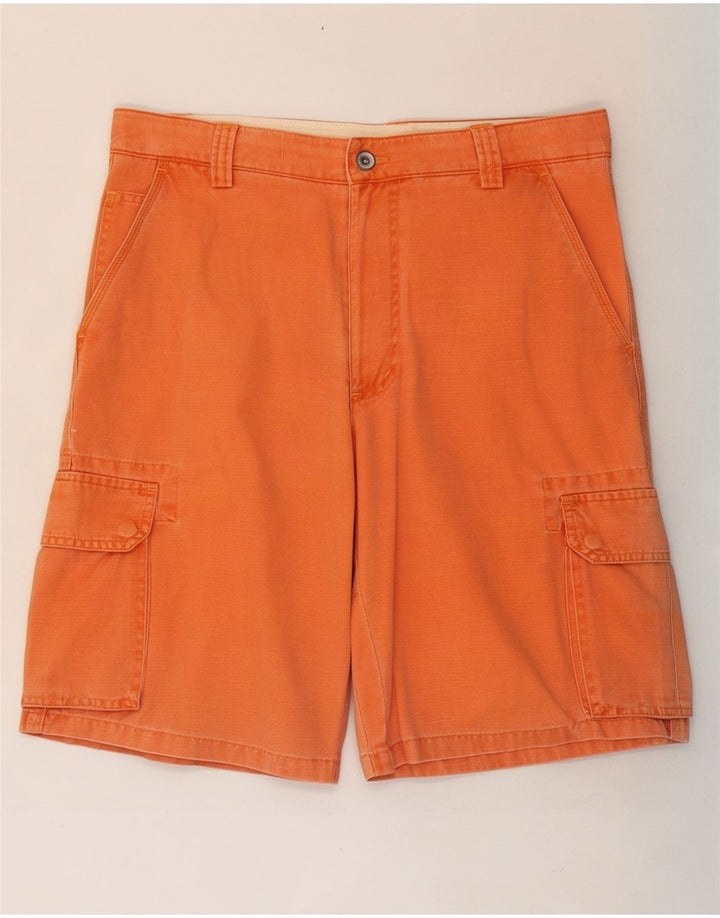 Brooksfield Herre Cargo Shorts IT 50 Large W34 Orange Bomuld