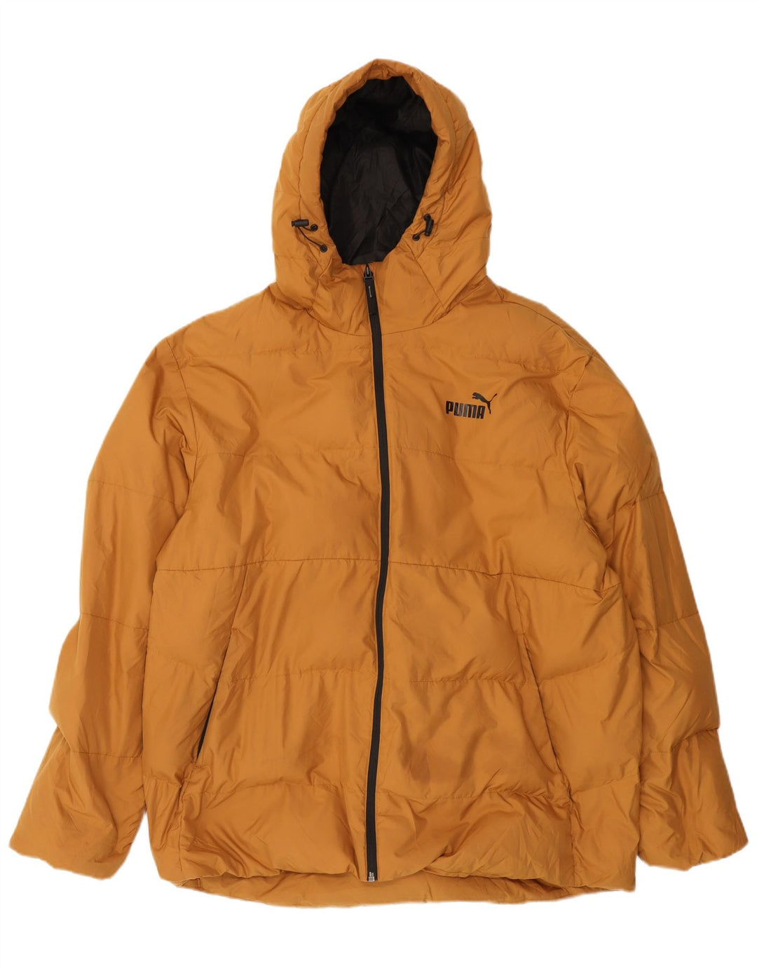 Puma Herre hættepolstret jakke UK 42 XL Beige Polyester