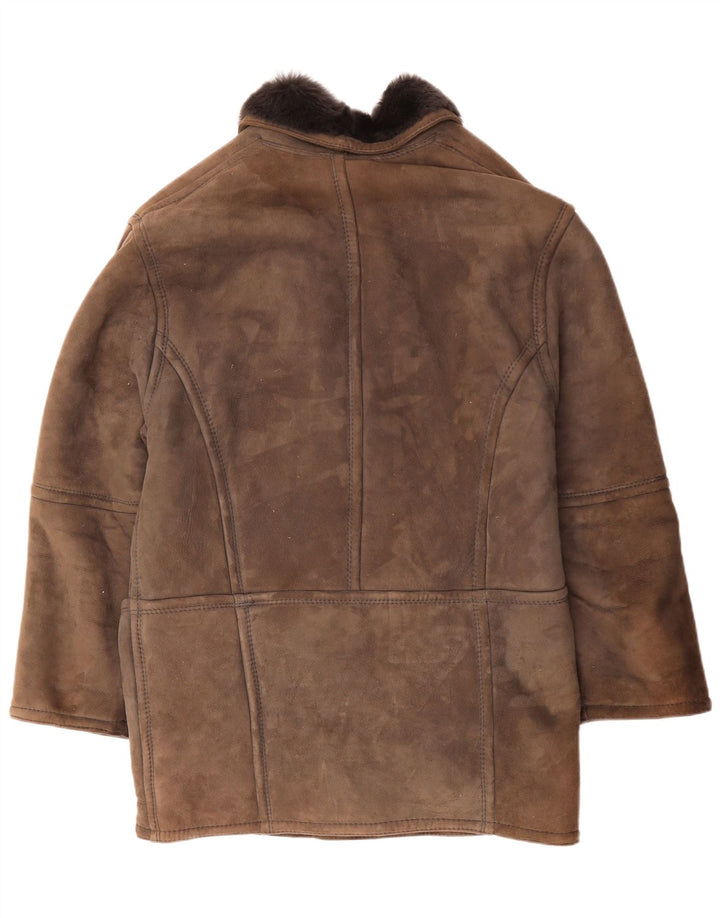 CONBIPEL Shearling-jakke til mænd IT 48 Medium Brun