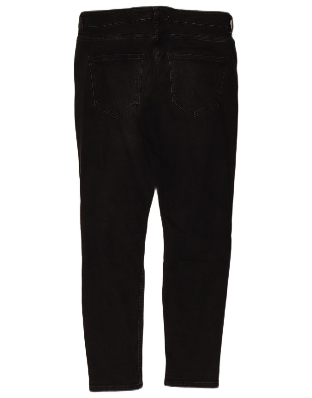 ZARA Distressed Skinny Jeans til mænd EU 42 Large W32 L28 Sort