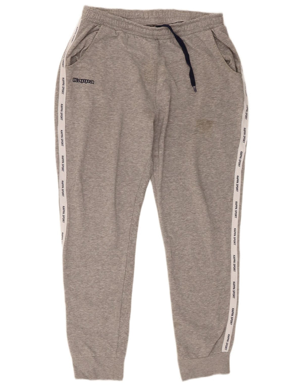 Kappa Herre grafisk træningsdragt Bukser Joggers XL Grå Colourblock