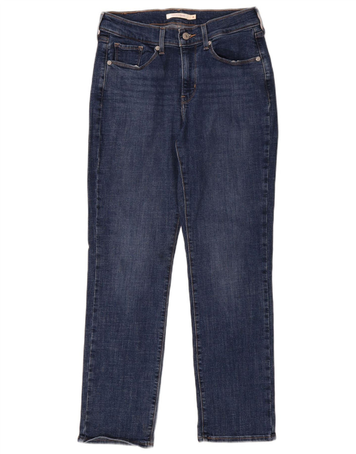 Levi's Dame Klassiske Straight Jeans US 4 Small W27 L30 Blå Bomuld