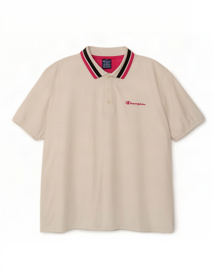Champion Dame Polo Shirt UK 18 XL Hvid