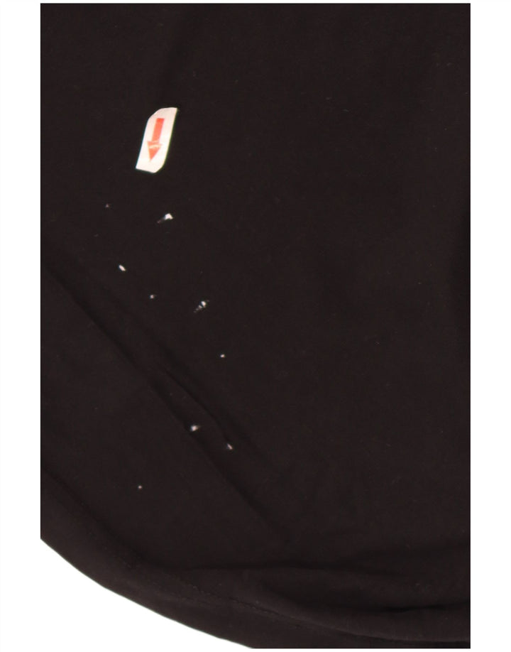 Diesel Herre Grafisk T-Shirt Top XL Sort Bomuld