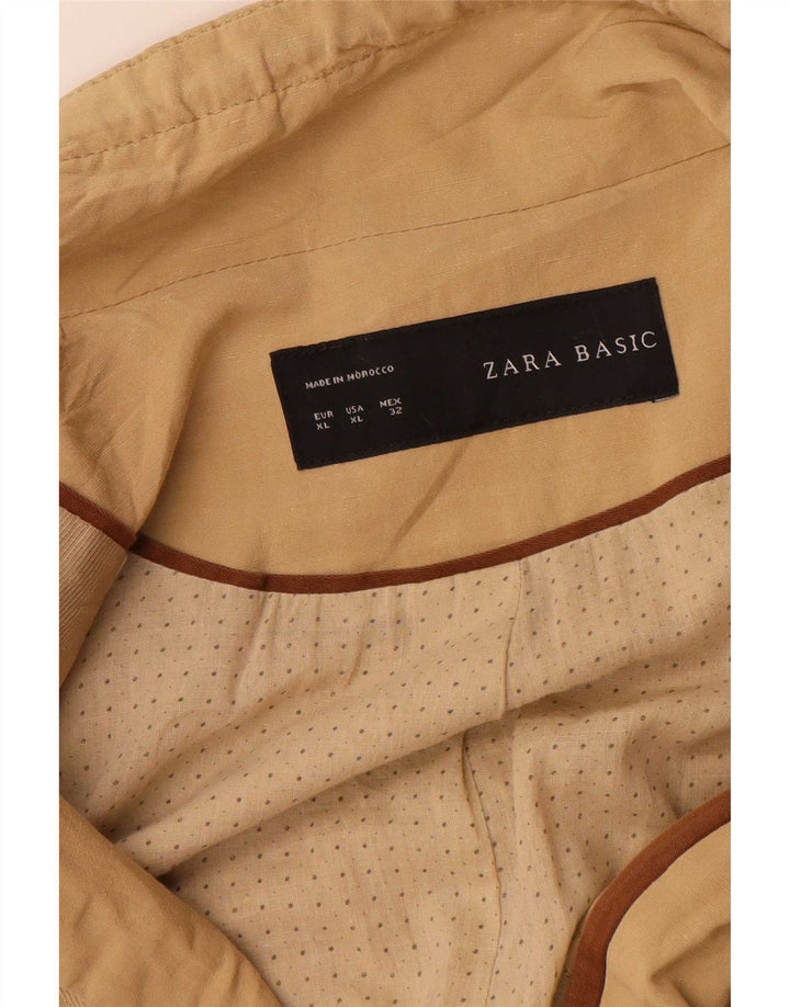 Zara Militærjakke til kvinder UK 18 XL Beige