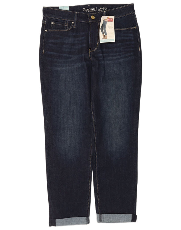 Levi's Womens Signature Moderne Slim Jeans US 8 Medium W29 L26 Navy Blue