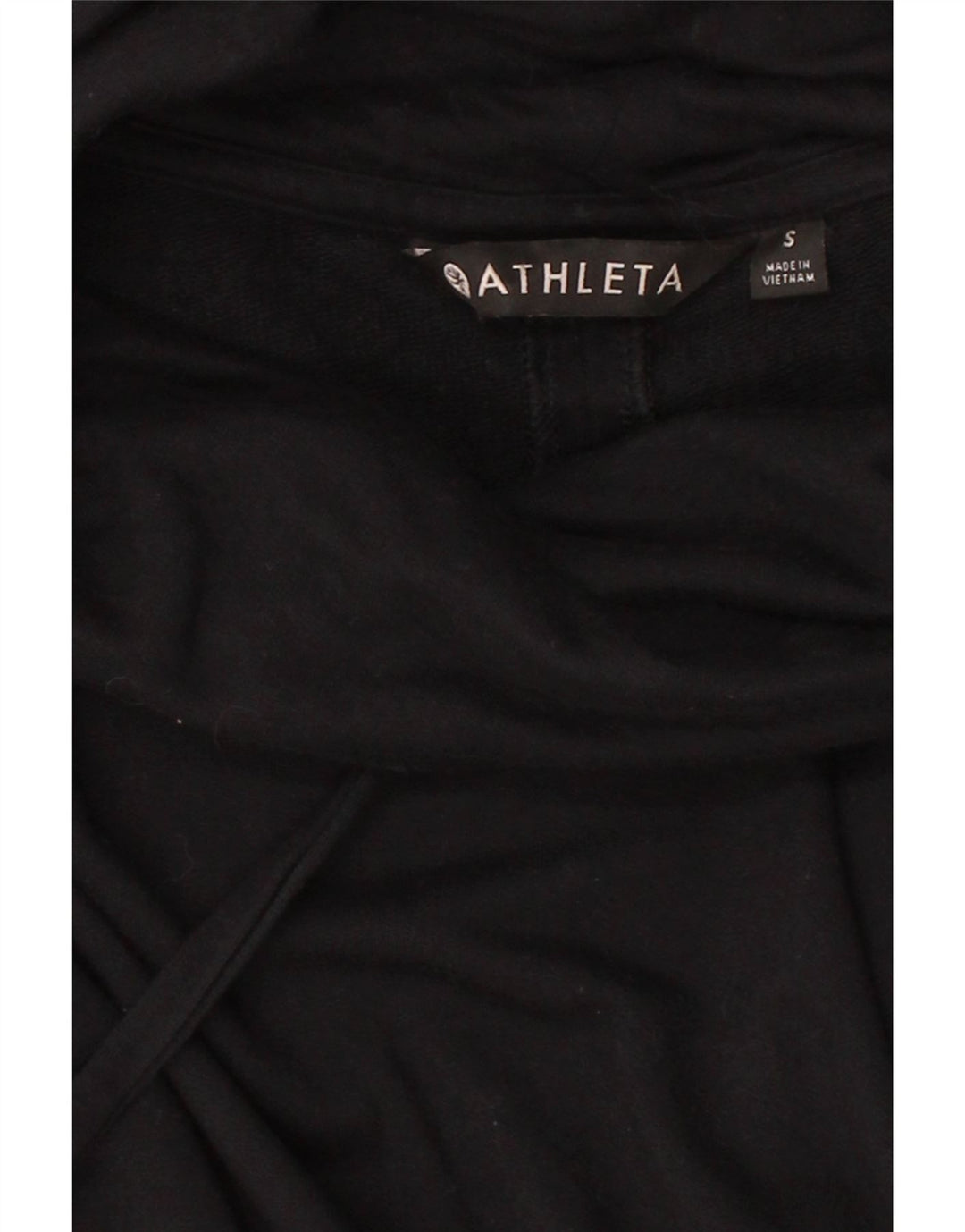 ATHLETA Womens Oversized Sweatshirt Jumper UK 10 Small Black Modal Vintage Athleta and Second-Hand Athleta from Messina Hembry 