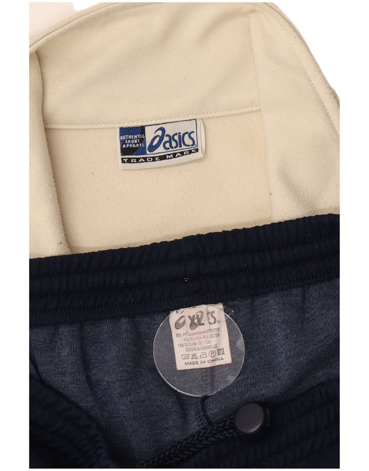 Oasis Herre Graphic Full Tracksuit XL Navy Blue Colourblock Polyester