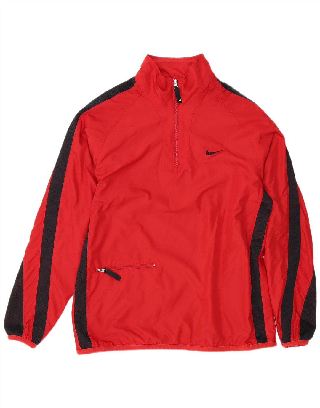 NIKE Pullover træningsdragt til mænd XL Rød Colourblock Polyester