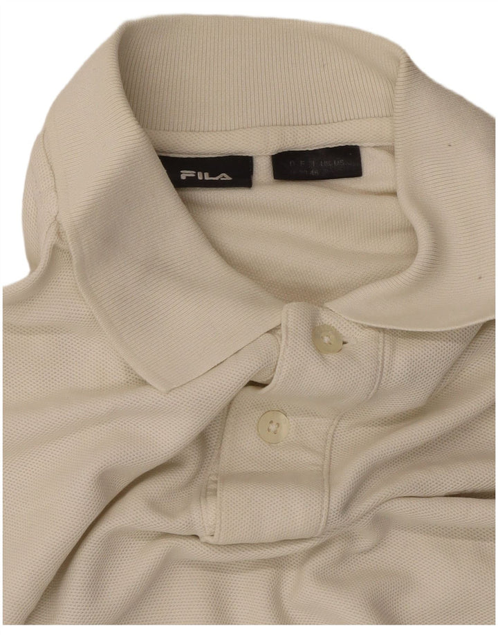FILA Polo skjorte til mænd Small Off White