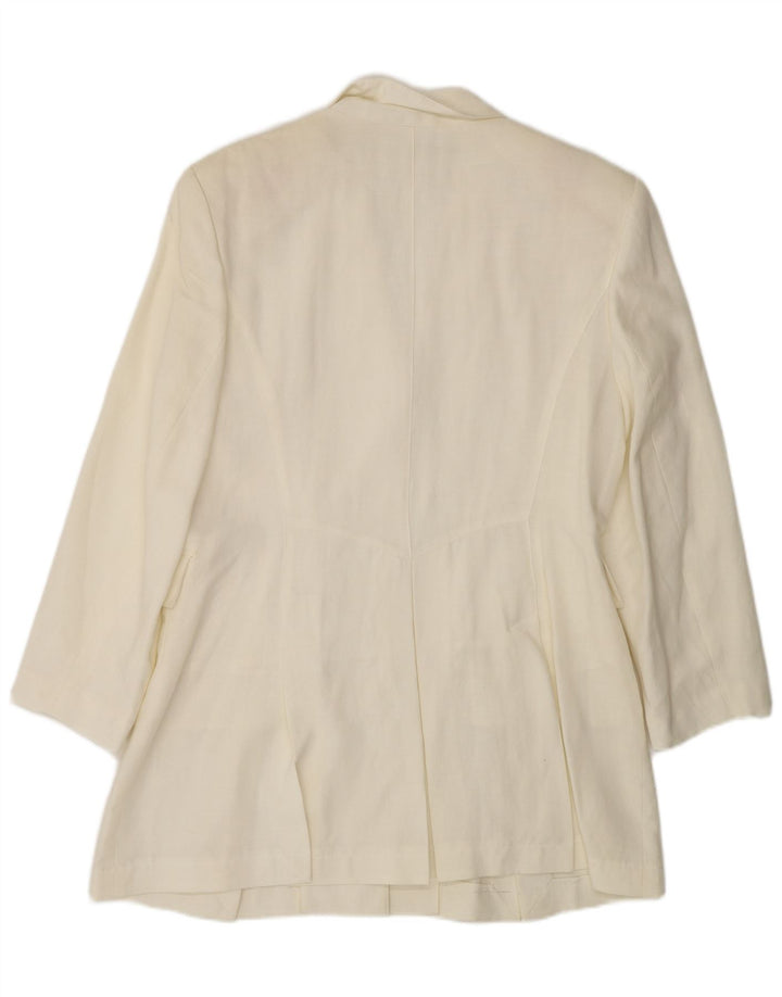 Viventy Womens Longline 3-knaps blazerjakke EU 40 Medium Off White