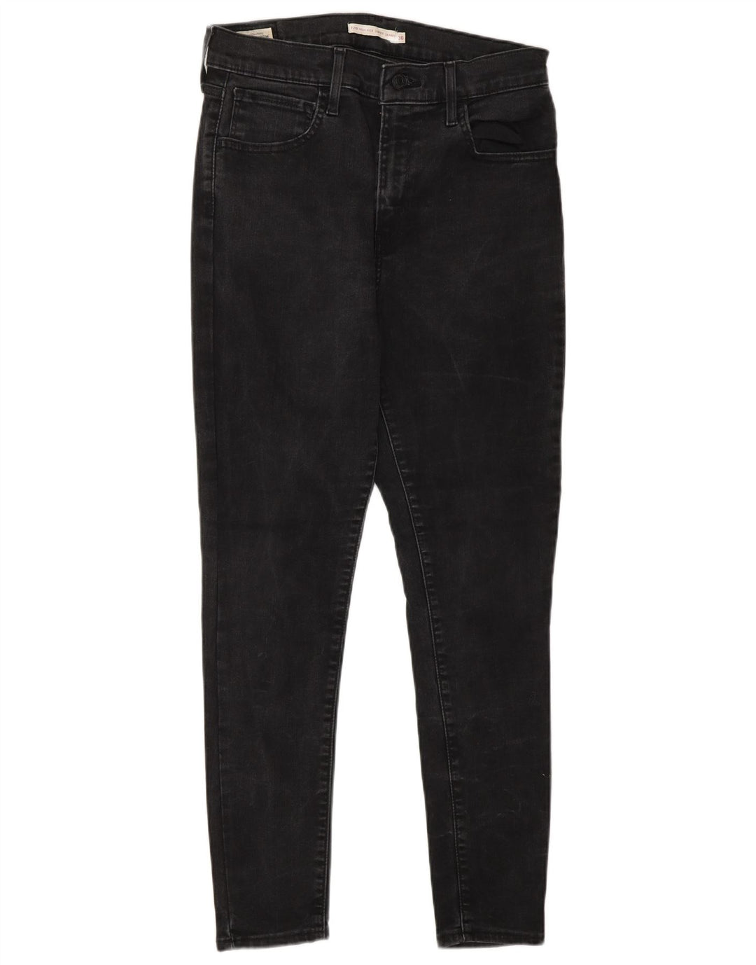 LEVI'S Dame 720 High Rise Super Skinny Jeans W30 L27 Grå Bomuld