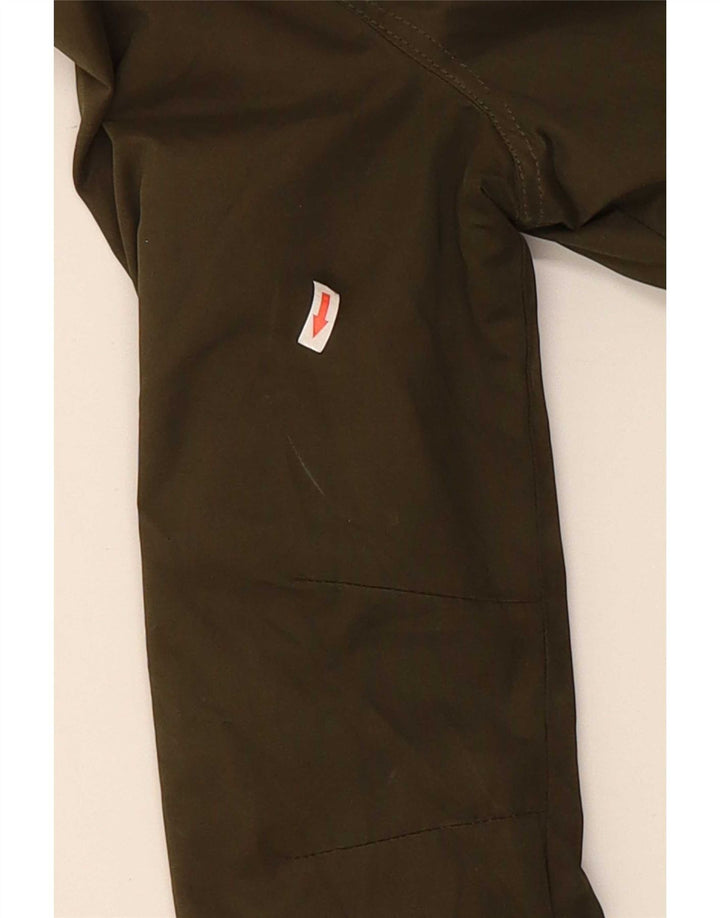 Superdry Parkajakke med hætte til kvinder UK 14 Stor grøn polyester