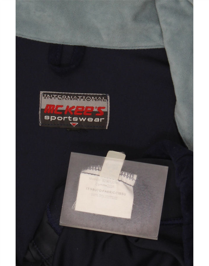 MC Kee's Herre Gilet UK 42 XL Navy Blue Polyester
