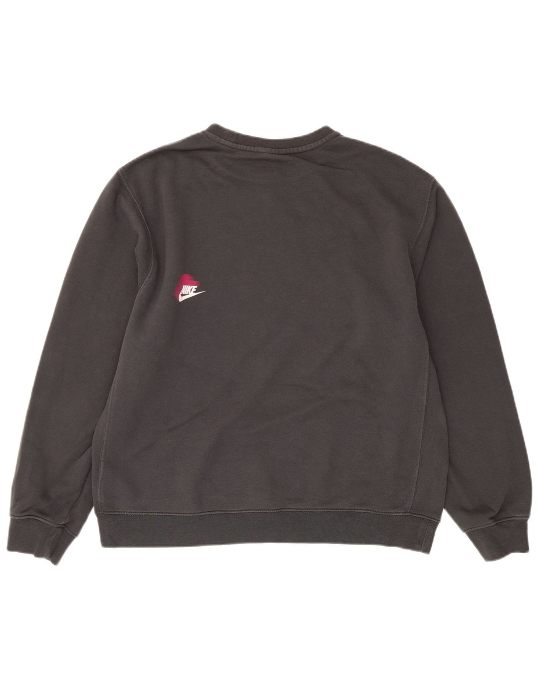 Nike Herre grafisk sweatshirt Jumper Medium Grå Bomuld