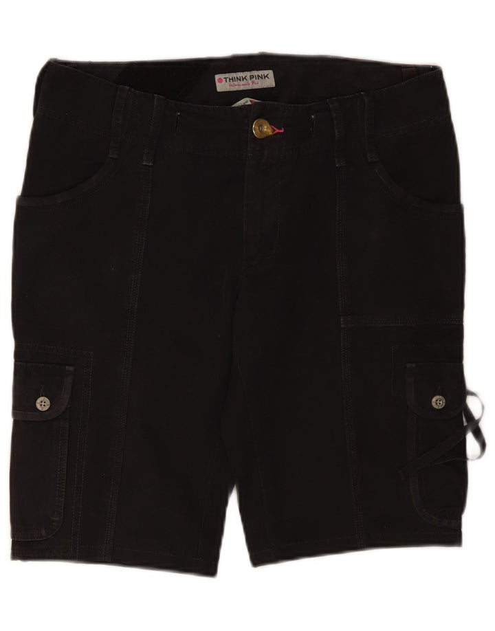 Tænk Pink Dame Cargo Shorts IT 46 Large W34 Grå Bomuld