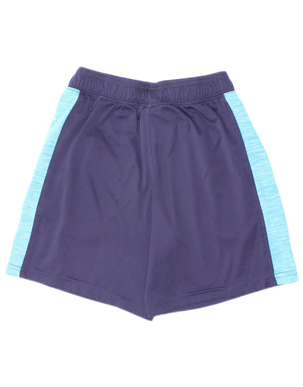 Under Armour Boys Sports Shorts 5-6 år Navy Blue Colourblock Polyester