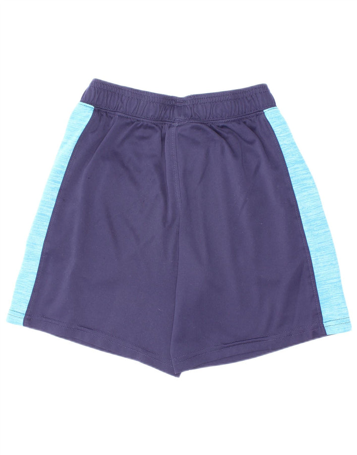 Under Armour Boys Sports Shorts 5-6 år Navy Blue Colourblock Polyester
