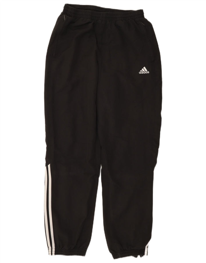 ADIDAS Mens Tracksuit Trousers Joggers Medium  Black Polyester