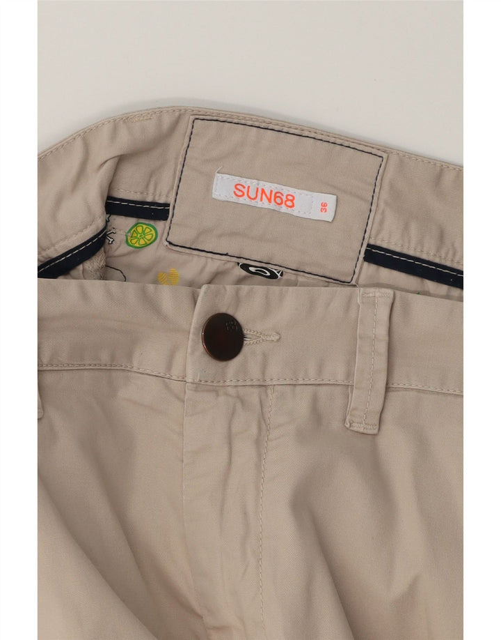 SUN68 Mens Slim Chino Trousers W36 L33 Beige Cotton Vintage Sun68 and Second-Hand Sun68 from Messina Hembry 