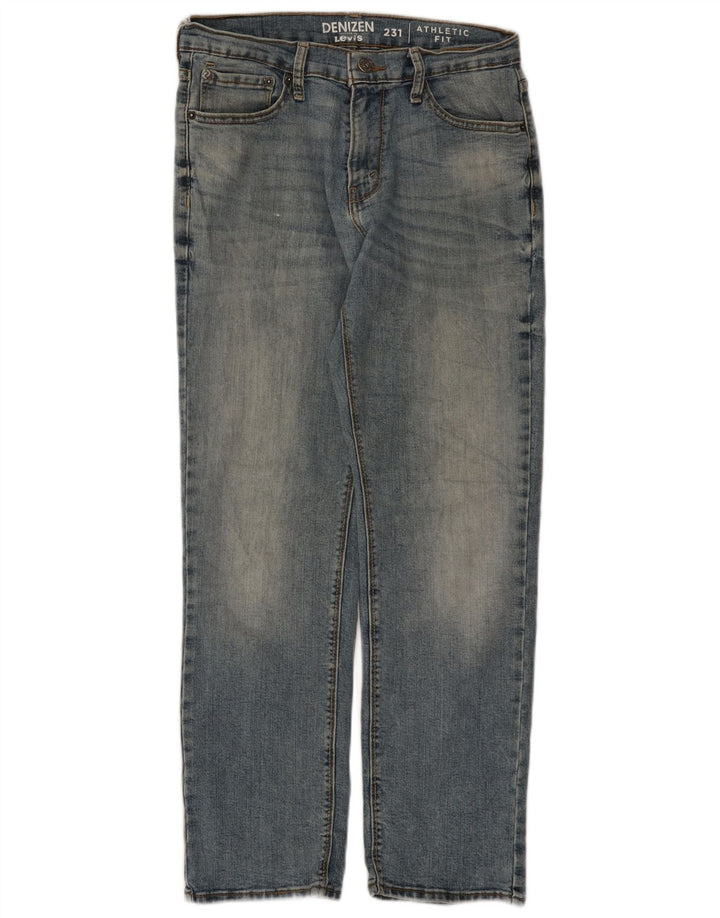 Levi's Herre Denizen Straight Jeans W30 L30 Blå Bomuld