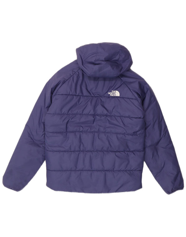 The North Face Boys Hætte Vendbar Polstret Jakke 14-15 år XL Blå