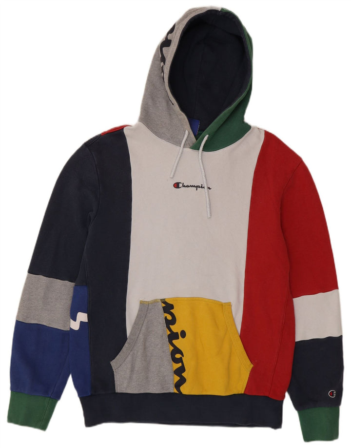 Champion Herre grafisk hættetrøje Jumper XL Flerfarvet Colourblock