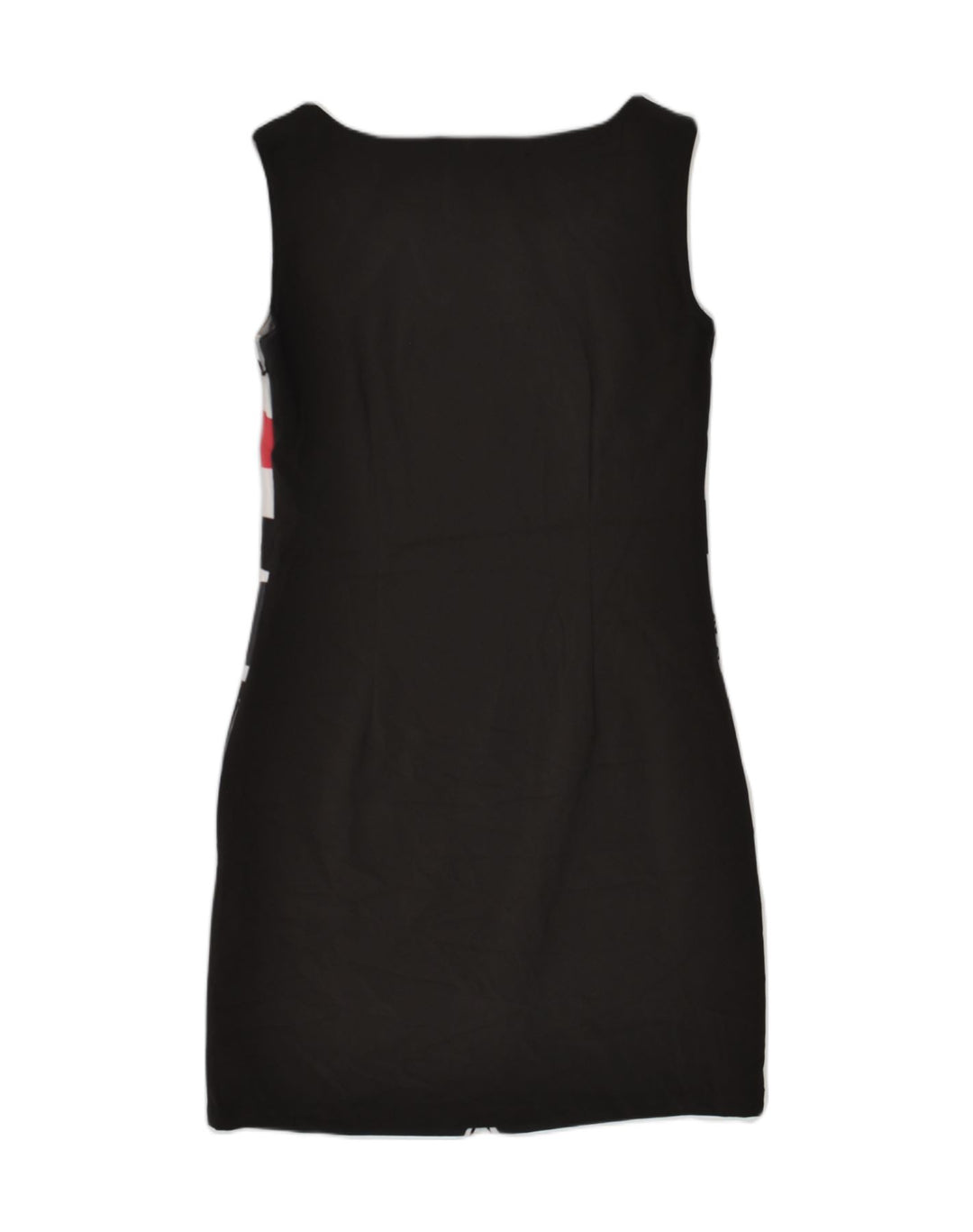 DESIGUAL Womens Sleeveless Graphic Sheath Dress EU 36 Small Black | Vintage Desigual | Thrift | Second-Hand Desigual | Used Clothing | Messina Hembry 