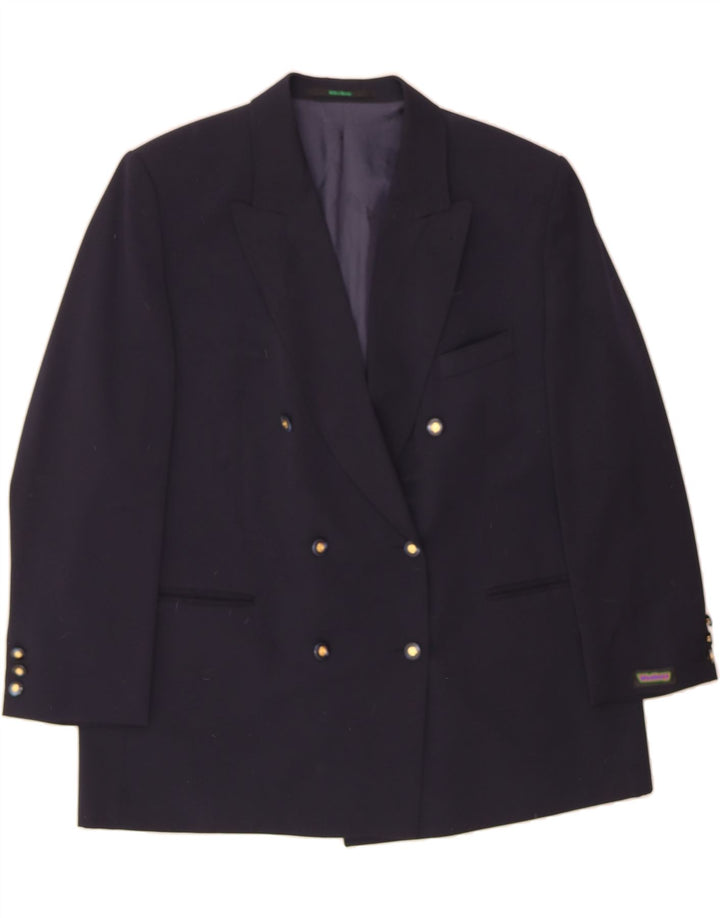 WESTBURY Womens Double Breasted Blazer Jacket IT 48 XL Navy Blue Polyester Vintage WESTBURY and Second-Hand WESTBURY from Messina Hembry 
