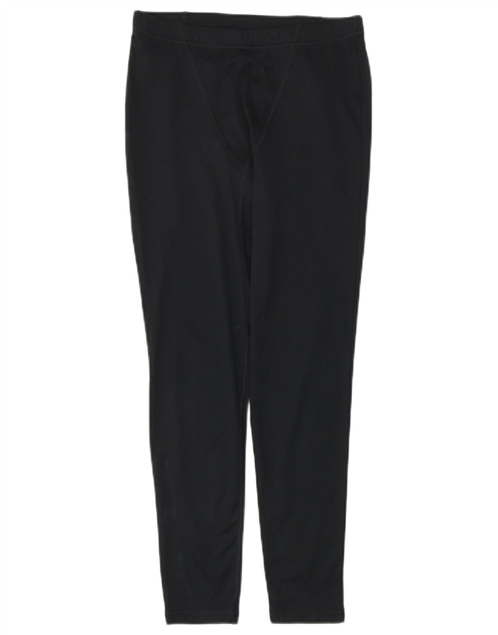 COLUMBIA Boys Omni-Heat Leggings 10-11 Years Medium Black Polyester