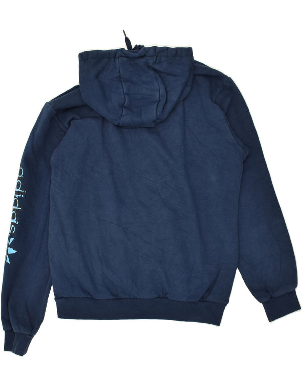 ADIDAS Grafisk hættetrøje til mænd mellem marineblå polyester