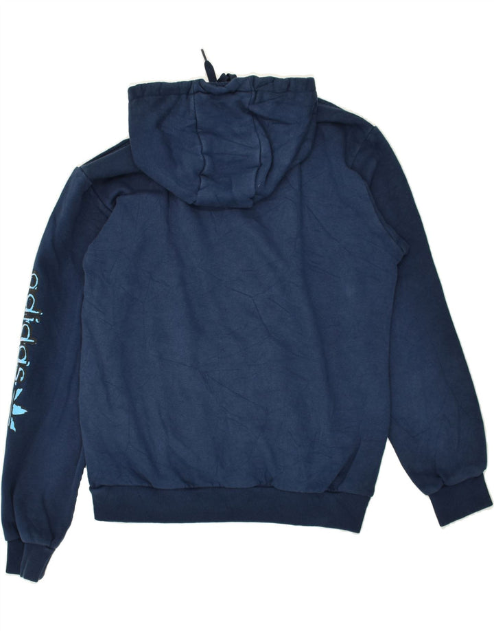 ADIDAS Grafisk hættetrøje til mænd mellem marineblå polyester