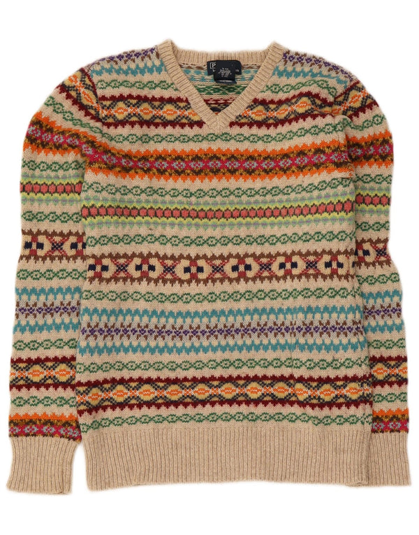 Polo Ralph Lauren Pige V-hals sweater 15-16 år Stor multifarvet