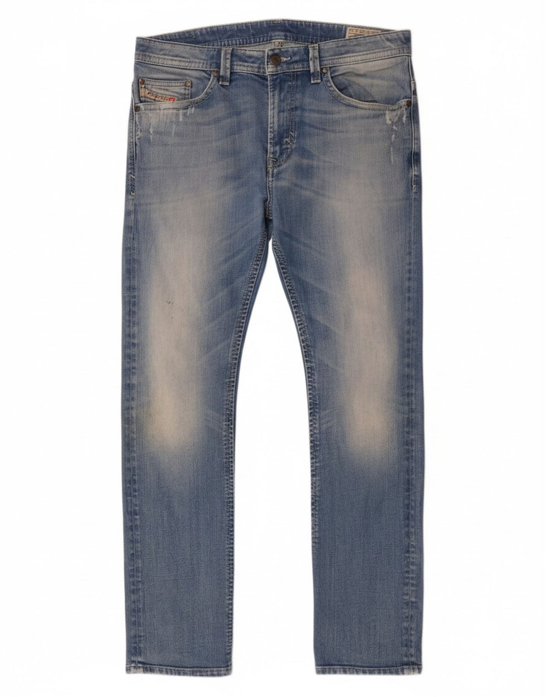 Diesel Herre Thavar Slim Jeans W34 L32 Blå Bomuld