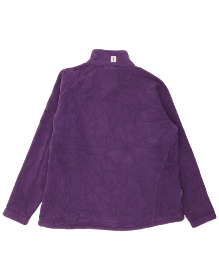 Mountain Warehouse Dame Fleecejakke UK 22 3XL Lilla Polyester
