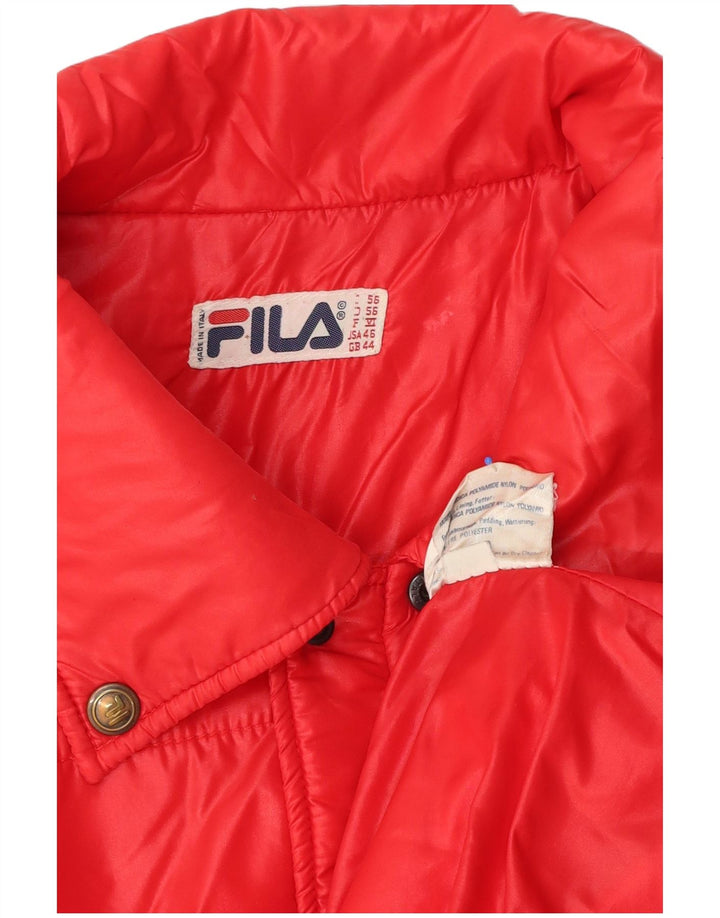 Fila Herre Windbreaker Jacket IT 56 XL Rød Polyester