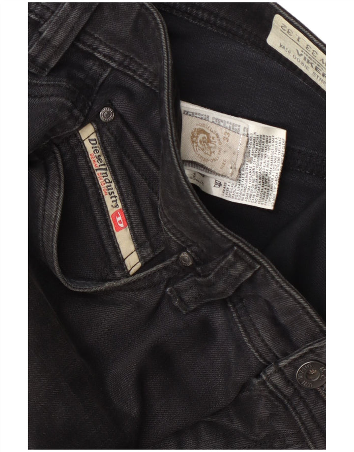 Diesel Herre Viker Straight Jeans W33 L32 Grå Bomuld