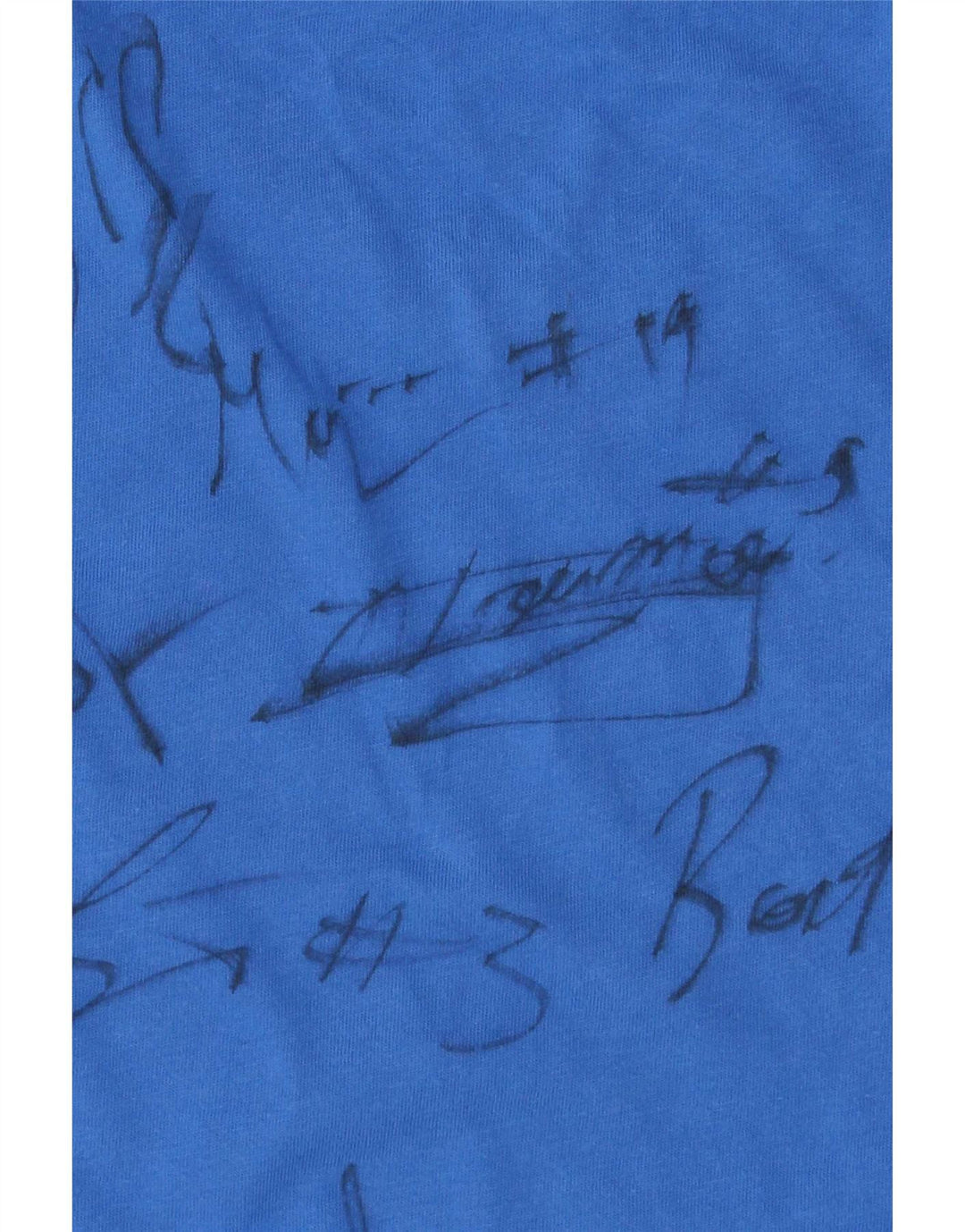 Nike T-shirt top til mænd, stor blå bomuld