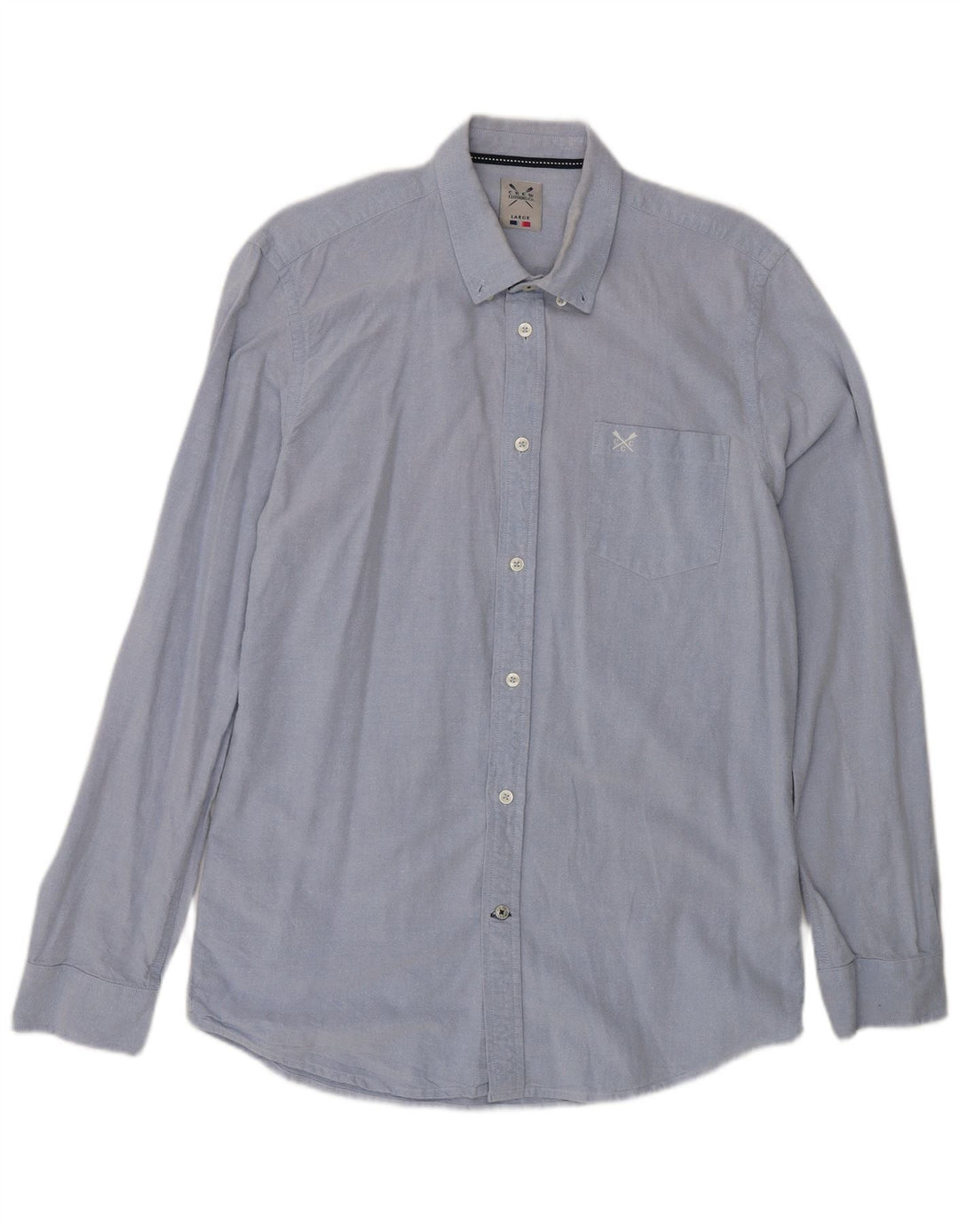 Crew Clothing Herreskjorte Stor Blå Bomuld