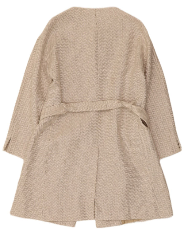 Elegance Dameoverfrakke UK 12 Medium Beige Sildebenshør