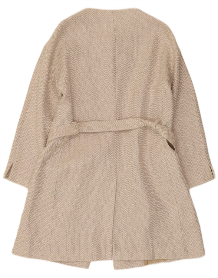Elegance Dameoverfrakke UK 12 Medium Beige Sildebenshør