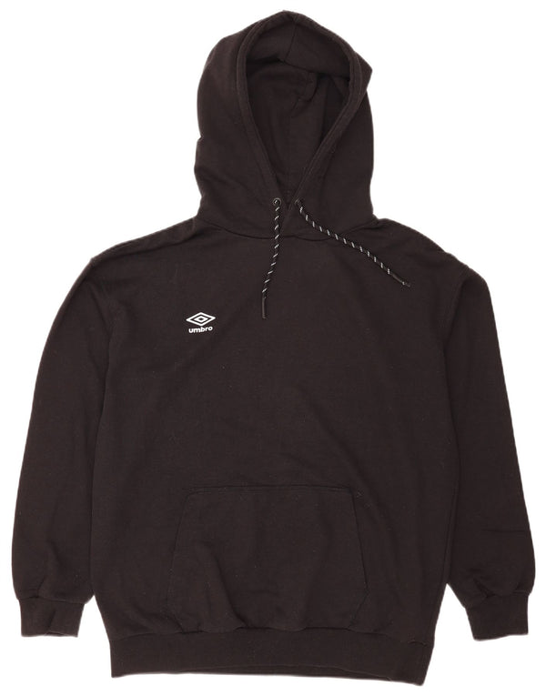 Umbro Herre Hættetrøje Jumper Medium Sort Bomuld
