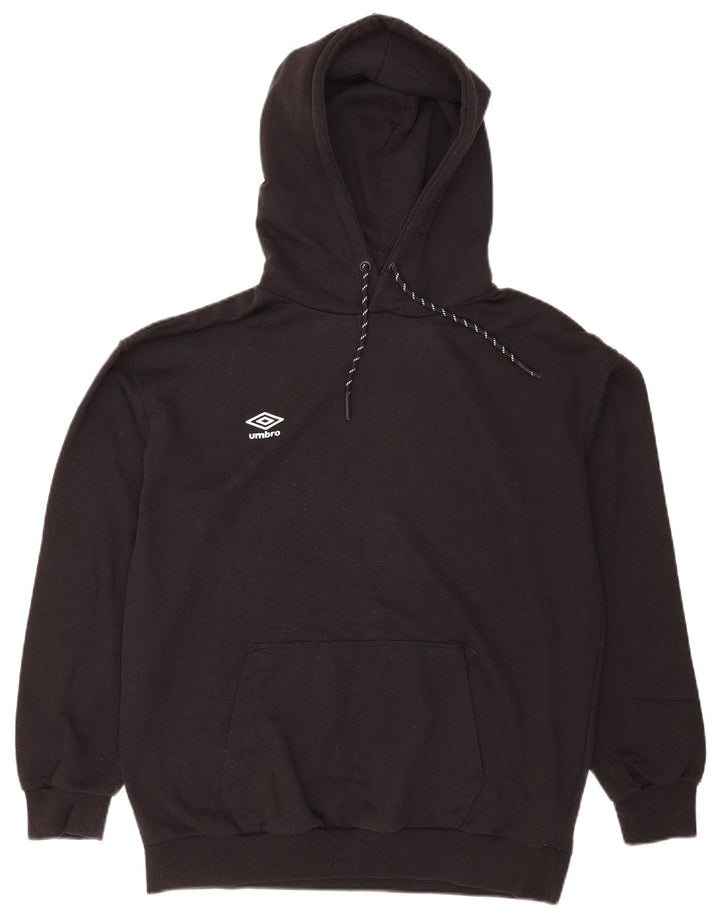Umbro Herre Hættetrøje Jumper Medium Sort Bomuld