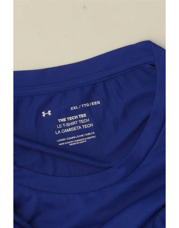 Under Armour Herre T-Shirt Top 2XL Blå