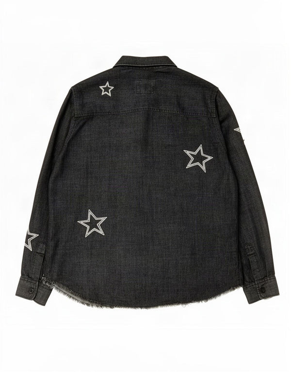 Rails Dame grafisk skjorte UK 16 Large Black Lyocell