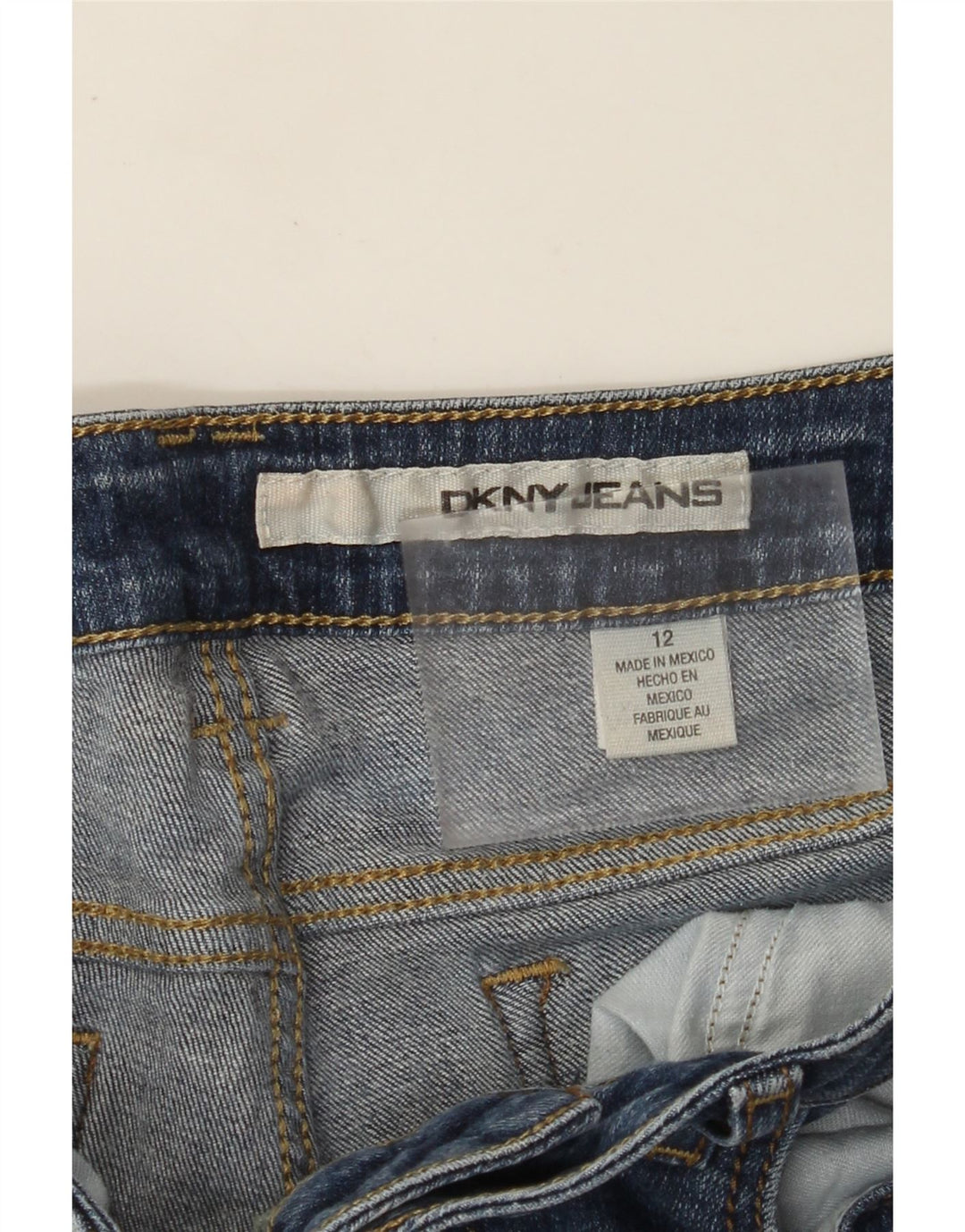 DKNY Dame denim Shorts US 12 Large W32 Blue Cotton