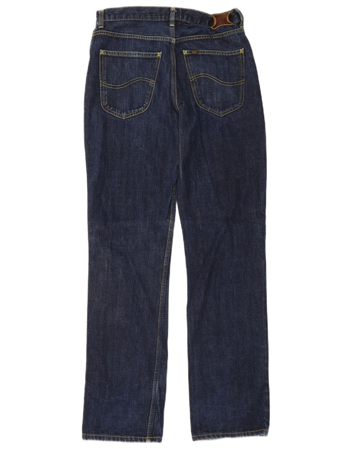 Lee Mens Brooklyn Straight Jeans W31 L34 Blå Bomuld
