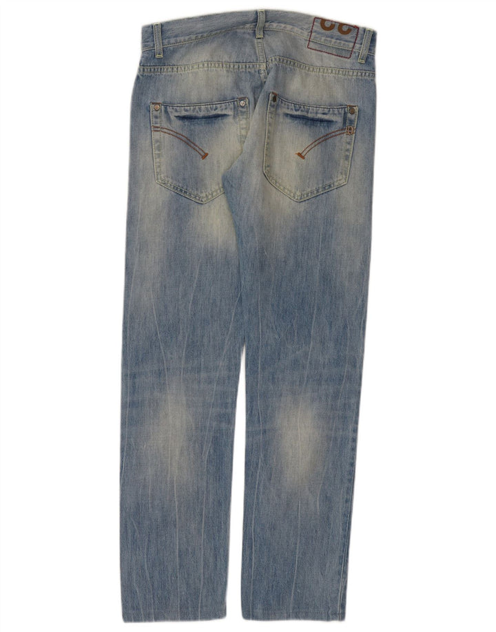 Dondup Herre Straight Jeans W32 L30 Blå Bomuld